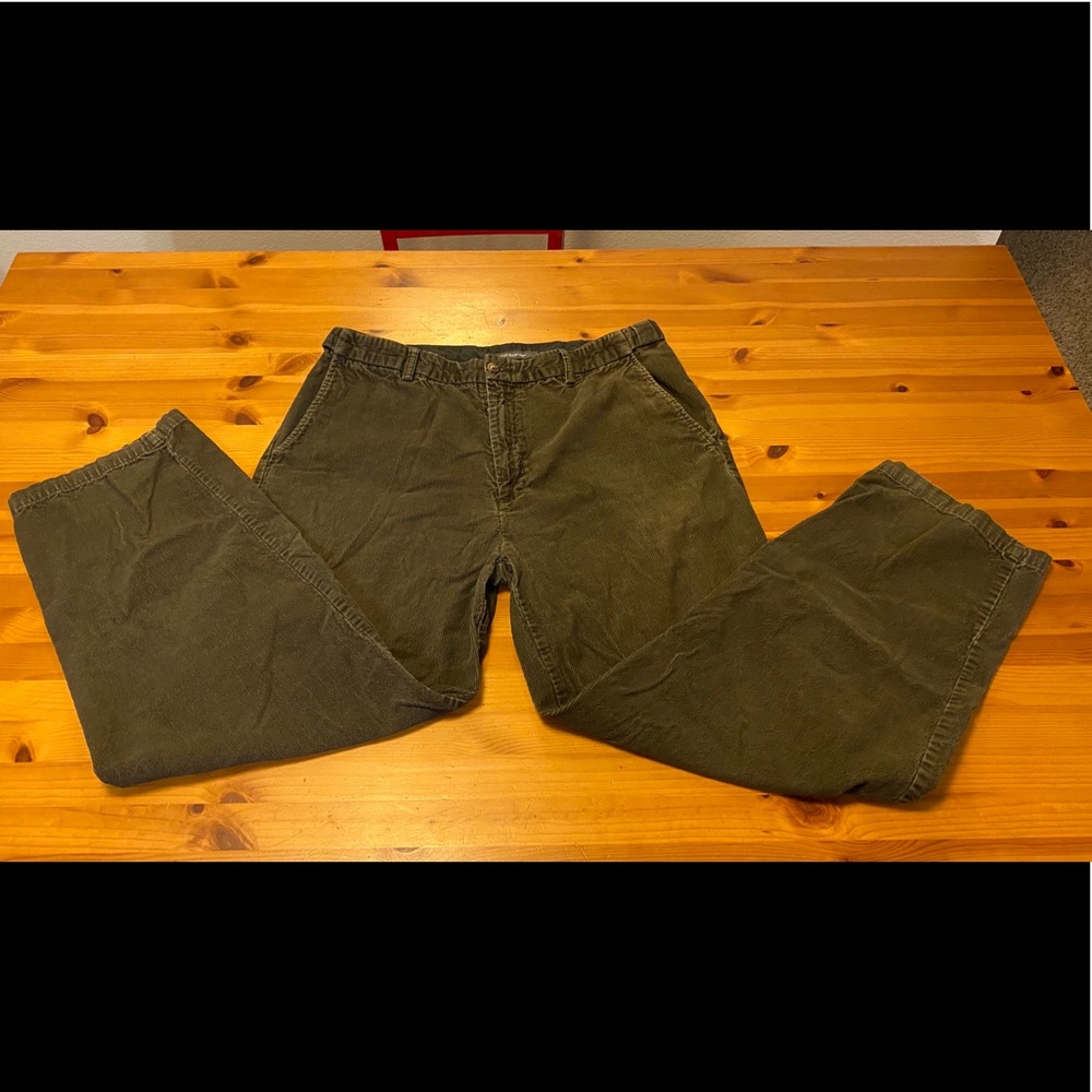 Army Green Corduroy Pants